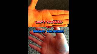Left Handed vs Right Handed #shorts