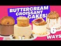 Textured Buttercream Croissant Stuffed Cakes For MOTHER'S DAY! | How to Cake It With Yolanda Gampp