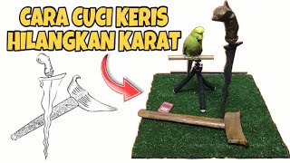 Cara Cuci Keris Pusaka Hilangkan Karat #keris #pusaka