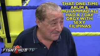 The time Bob Arum had a 2 day orgy w/ Muhammad Ali after Thrilla in Manilla win