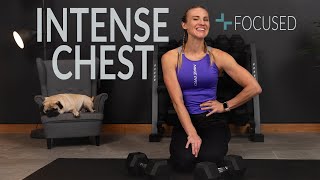 STRENGTHEN & LIFT | Chest Workout with Dumbbells at Home