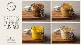 4 Recipes for Homemade Mustard | Akis Petretzikis