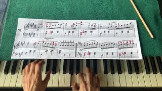 Learn Piano with Cecilia Oh - Beyer #81, A major