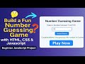 Build a Fun Number Guessing Game with HTML, CSS & JavaScript | Beginner JavaScript Project