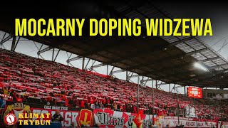 Mocarny doping Widzewa podczas meczu Widzew - Jagiellonia 11.02.0224