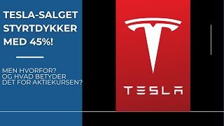 Teslasalget falder 45% -  hvad med kursen?