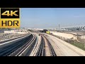 [4K 60fps HDR]Dubai Metro-Red Line ALL STATIONS-Journey between Centrepoint & Expo 2020