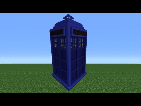 Minecraft Tutorial: How To Make The Tardis (Exterior) Minecraft Tutorial: How To Make The Tardis (Exterior)