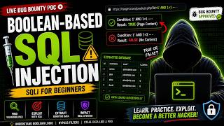 Boolean-Based SQL Injection | Live Bug Bounty PoC | SQLi for Beginners