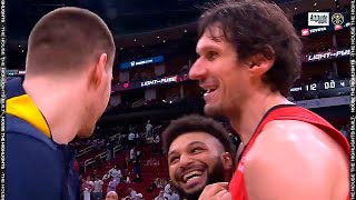 Nikola Jokic & Boban share a WHOLESOME MOMENT after Nuggets WIN 😄❤️