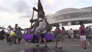 浦河地区大造り物　矢部の八朔祭り2015