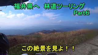 No.572　福井へGO‼　部子山へ林道をラストスパート　セロー　XT225