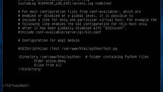 Embedding Python In Apache2 Web Service using wsgi - Linux