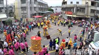 沙鹿斗抵保寧宮接駕大庄媽祖北港進香回鑾 (空拍)