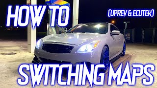 How to switch Maps on a Tuned Infiniti or Nissan? (Ecutek \u0026 UpRev)