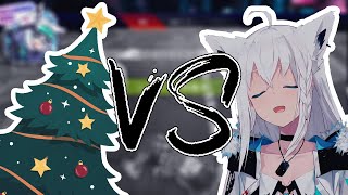 【Hololive】 FUBUKI FOX VS CHRISTMAS TREE 【ENG SUB】