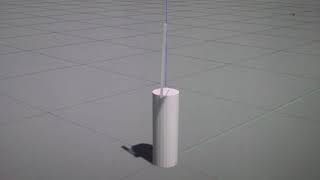 Training a rotary inverted pendulum using a deep reinforcement learning agent using DQN algorithm
