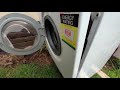 捡台lg滚筒洗衣机，门子打不开，强开后又关不上，修修看。front load washing machine can not open the door or can t shut the door