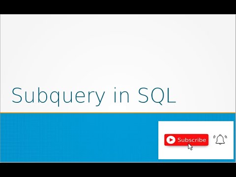 Subquery Sql Dbms Malayalam Tutorial Youtube