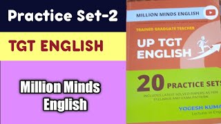 Practice set 2, Tgt English  Million minds English, Million minds English practice set 2