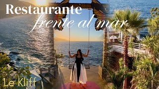 We visited the most BEAUTIFUL RESTAURANT in MEXICO on a CLIFF IN FRONT OF THE SEA! 😱 LE KLIFF in ...