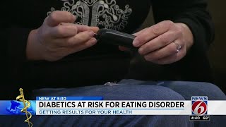 Eating disorder seen in some diabetics