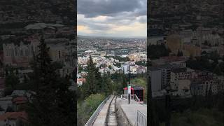 Tbilisi funicular railway. The way to Mtatsminda park #tbilisi #georgia #funicular