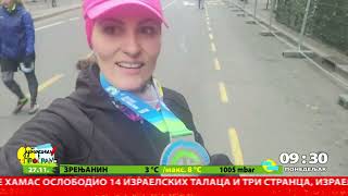 RTS JUTARNJI PROGRAM - Beogradski polumaraton - Dr Vladimir Ilić -Trčanje zimi