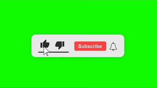 YouTube like subscribe bell icon buttons green screen | End Screen || HD A21 #subscriberbutton