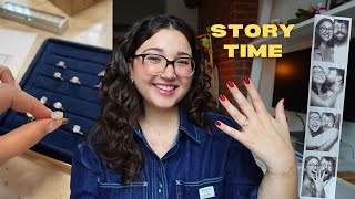 we’re engaged! 🤭 ring shopping in new york city, proposal story \u0026 how we met