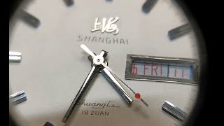 Repair Restore old shanghai watch chinese made oiled and serviced