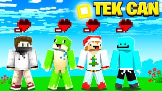 4 KİŞİ TEK CAN - Minecraft Challenge