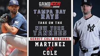 Rays VS New York Yankees LIVE 🔴| GERRIT COLE RETURNS! | Play-By-Play | GameSZN 2026