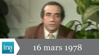 13h Antenne 2 du 16 mars 1978 - En direct du RPR - Archive INA