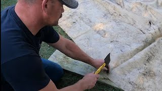 How to put grommets in canvas tarpaulins (Tarps)