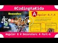 Angular 8/7 tutorial step by step Part-6 | Decorators in angular| angular tutorial | coding ka kida