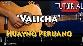 Valicha - Huayno Peruano/Guitarra Solista, Tutorial/Como tocar