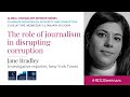 The role of journalism in disrupting corruption