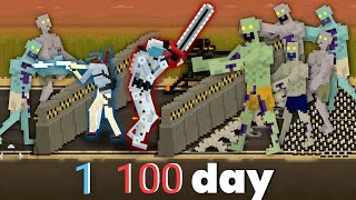100 day survival challenge in they are coming zombie defense