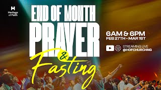 HOFCHURCHNG |DAY ONE EVENING| END OF MONTH PRAYER AND FASTING | REV PETER ALABI| 27TH FEBRUARY 2025