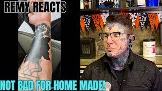 Remy Reacts to Blackout Tattoos 46 #ink #inked #tattoos