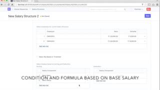 ERPNext - Salary Structure