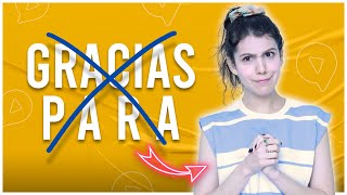 GRACIAS PARA is wrong! Saying Thank you Correctly in Spanish ✅