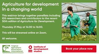 Agriculture for development in a changing world