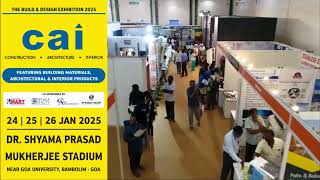 CAI Expo, 24th to 25th Jan-25 @ Dr. Shyama Prasad Mukherjee Stadium, Bambolim, Goa