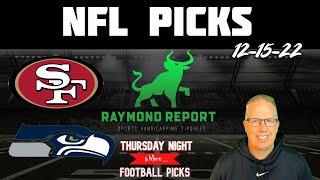 San Francisco 49ers vs  Seattle Seahawks Prediction 12/15/22 -  Free NFL Picks