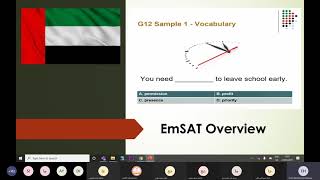 Part1 EmSAT Achieve EnglishGrade12Reading and VocabularyMr Emad A Mohamed 27 05 2021