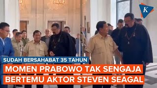 Momen Prabowo Tak Sengaja Bertemu Steven Seagal, Ternyata Sudah Bersahabat 35 Tahun