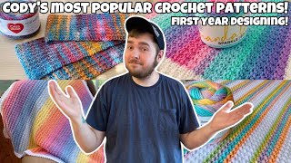 Cody's Most Popular Crochet Patterns! Beautiful Baby Blankets \u0026 More! His First Year Crocheting!