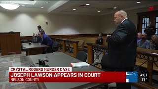 Joseph Lawson appears in court